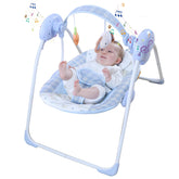 Furmubei portable baby swing folded compact for travel and storage