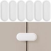 Fursafe&Q baby-proof cabinet locks pack, ready for installation for versatile safety.