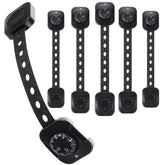 Fursafe&Q cabinet locks pack6 closeup straps for toddler-proofing cabinets and drawers