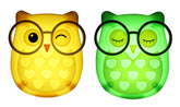 FuWinet Owl night light with soft glow for gentle baby nursing.