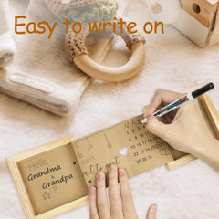 FvMemo sonogram picture insert showcases cherished ultrasound in a lasting keepsake.