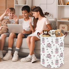 FXOCSHE canvas storage bin side view highlights durable, portable organization
