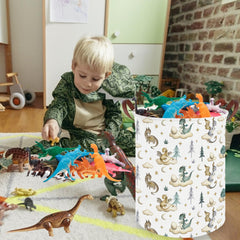 FXOCSHE dinosaur hamper opened and standing for easy access