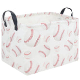 FXOCSHE Easter baseball basket opened and standing for organized storage