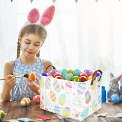 FXOCSHE Laundry basket for girls with cute design and lightweight portability.