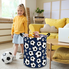 FXOLCSHE laundry hamper leather handles shown, lightweight portability for home use.