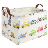 FXOCSHE rectangular car basket close-up showing waterproof lining for spill-ready storage