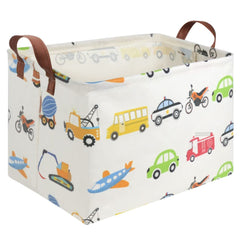 FXOCSHE rectangular car basket close-up showing waterproof lining for spill-ready storage