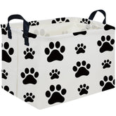FXOCSHE rectangular dog basket shows a tidy storage solution for toys and blankets