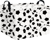 FXOCSHE rectangular Easter soccer basket open shows roomy 15L capacity for toys.