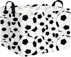 FXOCSHE rectangular Easter soccer basket open shows roomy 15L capacity for toys.