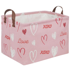 FXOCSHE rectangular girl pink basket for compact nursery organization