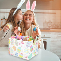 FXOCSHE Toy storage bin keeps kids' room tidy and toys within reach.