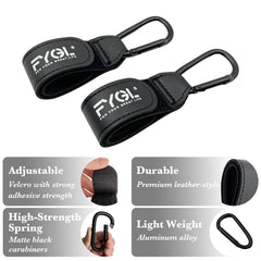FYGL Stroller Hooks travel-friendly clip keeps belongings close while you go.