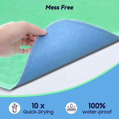 FYGRIP bed pad eco-friendly durable design lasting up to 500 washes.