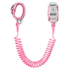 Fzbjayoon anti-lost-wrist-chain pink 8.2 ft keeps kids within sight in crowds.