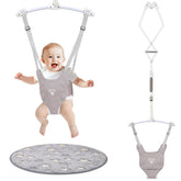 G TALECO GEAR doorway jumper in doorway with adjustable strap for safe play and growth