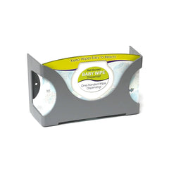 Gadjit Baby Wet Wipes Wall Dispenser mounted on wall for quick one-handed access