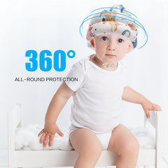GAGAGIGO baby helmet cotton outer layer offers breathable, lightweight wear.