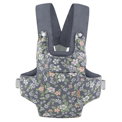 GAGAKU baby doll carrier gray leaf front view for easy, imaginative play