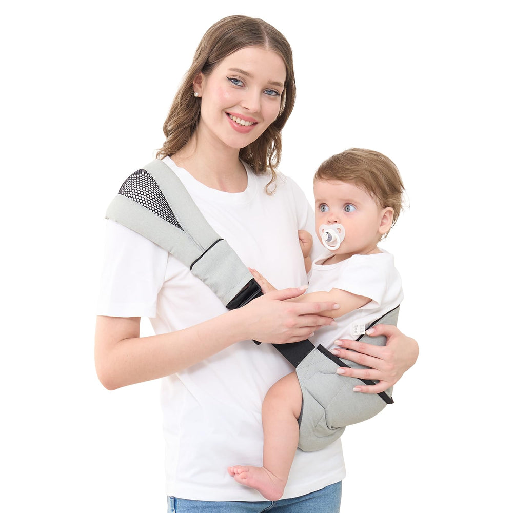 GAGAKU toddler carrier folded compact for easy storage and travel convenience.