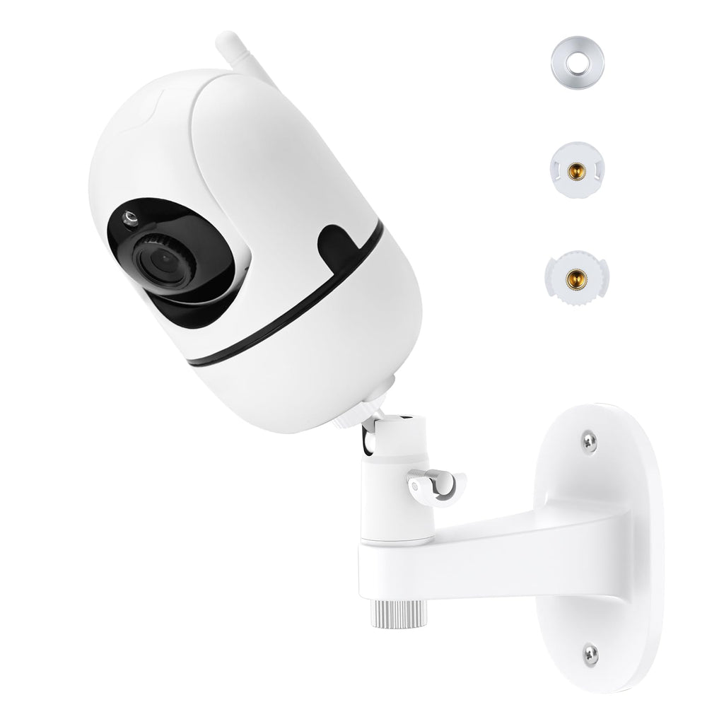 GAHOGA adjustable wall mount with 360° swivel for versatile baby monitoring angles.