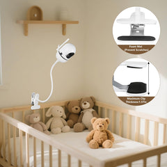 GAHOGA foam-pad-protect mount keeps furniture safe while stabilizing a monitor