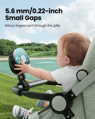 Gaiatop mini fan with rechargeable battery delivering long-lasting breeze