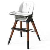 GAIVE 8 in 1 high chair assembly shows sturdy construction for growing toddlers.