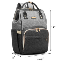 GAIVP Diaper Bag Backpack insulated pocket closeup highlights bottle temperature control