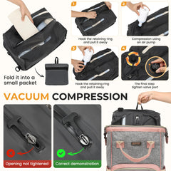 GAIVP airtight bag open shows wet-dry separation with odor containment