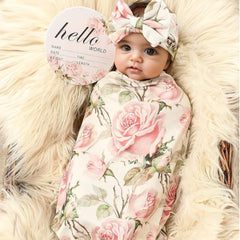 Galabloomer lightweight swaddle blanket ideal for warm months.