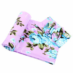 Galabloomer delicate-pattern blanket highlights one-sided design for outfits.