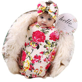 Galabloomer newborn blanket in soft knit fabric for cozy warmth.