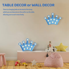 Ganrami Blue Crown party deco creates magical ambience for princess celebrations