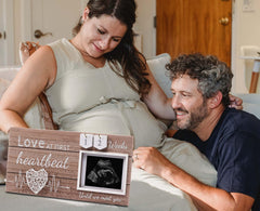 Garybank week-by-week count frame updates pregnancy progress, perfect for sharing with loved ones.