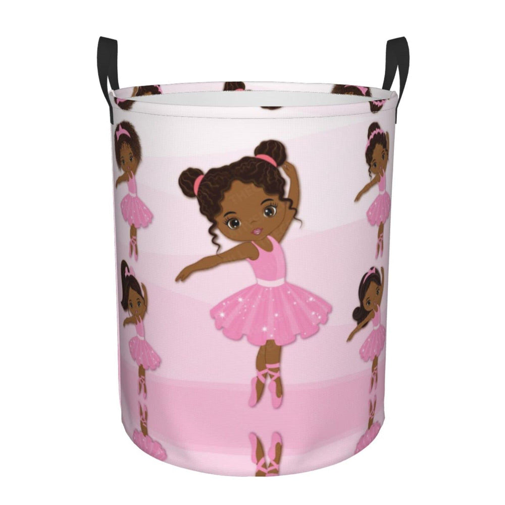 Gbuzozie round laundry hamper with Oxford fabric for durable daily use.