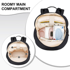 GDNasist backpack interior shows removable cooler for cold bottle storage on the go.
