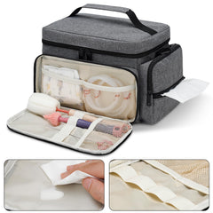 GDNasist front pocket holds brushes and adapters for quick access