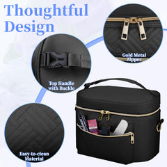 GDNasist bag front pocket provides quick-access essentials during commutes.