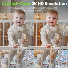 GEARit baby monitor crying detection helps you notice cries quickly