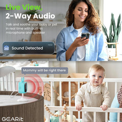 GEARit baby monitor motion alert detects movement in real time