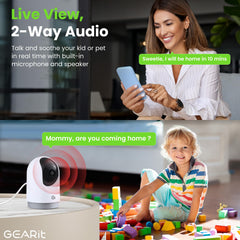 GEARit Smart Camera wireless setup demonstrates easy, wire-free installation