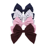 Gebelle sailor bow clip mauve-wine pack adds chic color to daily outfits