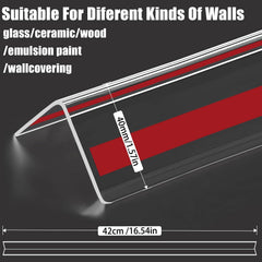 Gebena 2mm thick corner protector closeup highlights sturdy, durable wall protection.