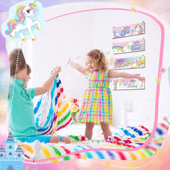 Geetery unicorn wooden decor suits nurseries and kids' rooms for positive reminders.