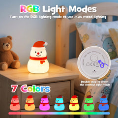 Gefaxi rechargeable night light with 500mAh battery for cordless use