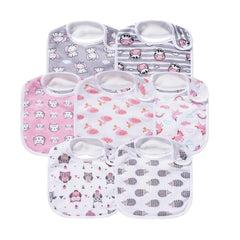 GELISITE baby bibs close-up: soft cotton and absorbent fabric for drool care.