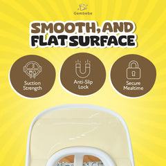 Gembebe suction-sticker easy-install setup on Stokke Tripp Trapp Tray.