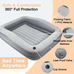 GEMGO bed deflated to compact size for easy packing and transport